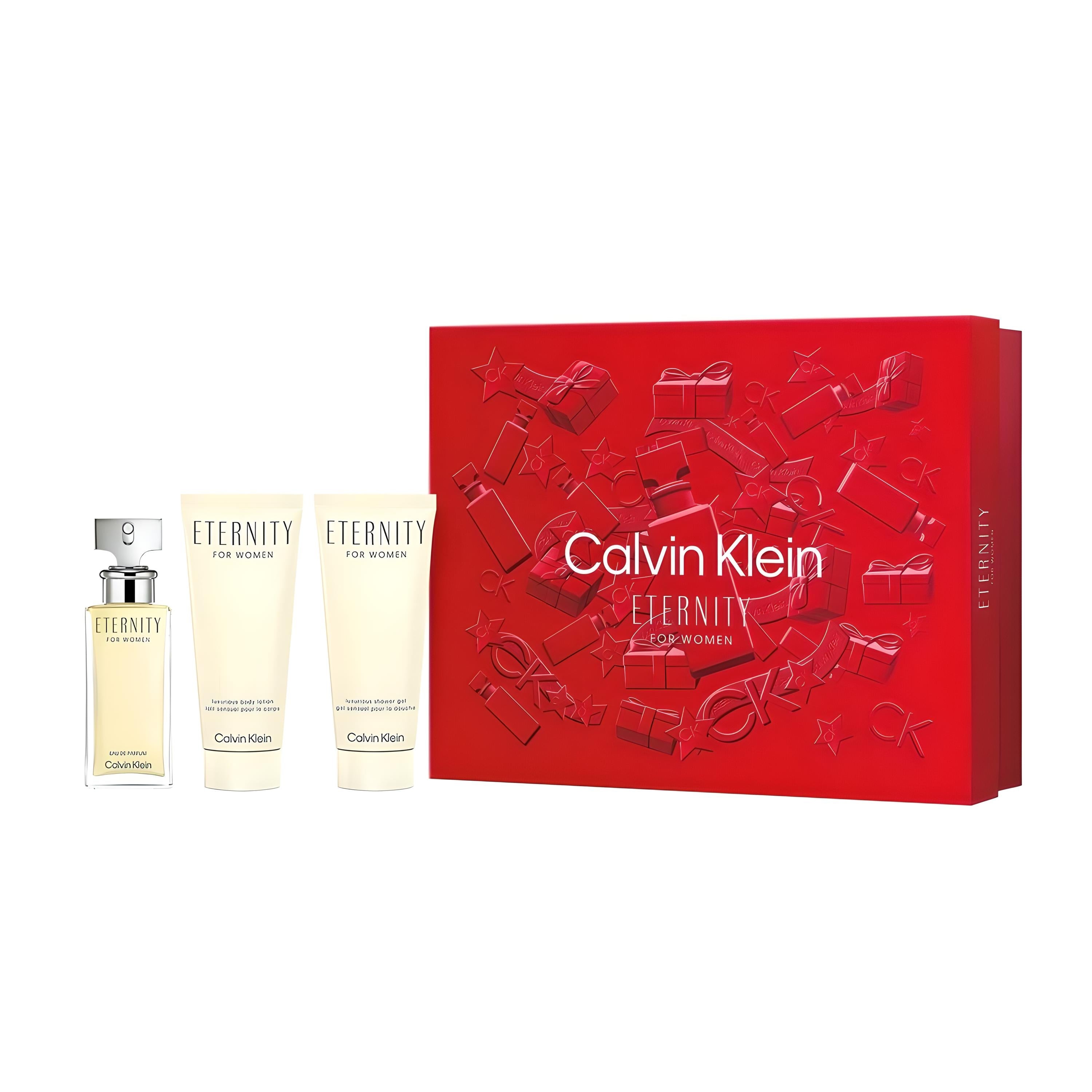 Calvin Klein Eternety EDP, Body lotion und Duschgel Geschenkset Parfum-Set CALVIN KLEIN   