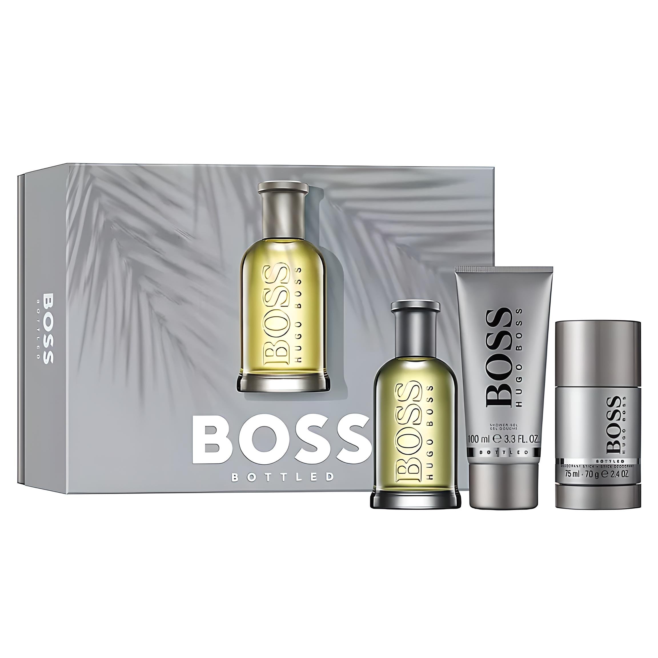 HUGO BOSS BOSS BOTTLED EDT, Deo und Duschgel Geschenkset Parfum-Set HUGO BOSS   