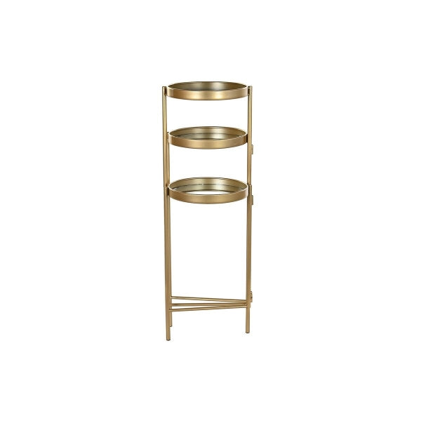 Gold Metall & Spiegel Parfümregal  DKD Home Decor   